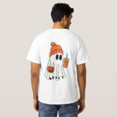 Boo Crew Orange Halloween T-Shirt (Schwarz voll)