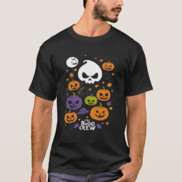 Boo Crew Orange Halloween T-Shirt
