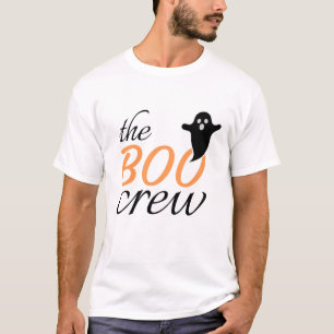 Boo Crew Orange Halloween T - Shirt