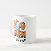 Boo Crew Orange Personalisiert Kaffeetasse (Vorderseite Links)