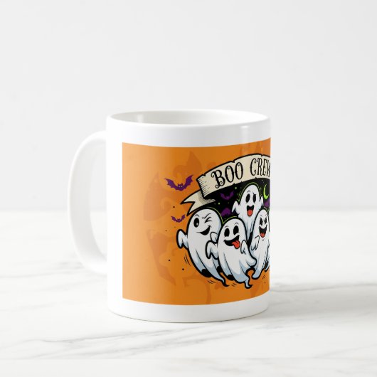 Boo Crew Personalisierte Tasse (Vorderseite Links)