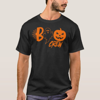 Boo Crew Retro Halloween passende Familien Gruppe T-Shirt