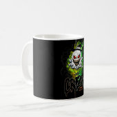 Boo-Crew schwarzer Geist Halloween-Geist-Geist-Bek Kaffeetasse (Vorderseite Links)