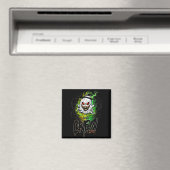 Boo-Crew schwarzer Geist Halloween-Geist-Geist-Bek Magnet (In Situ (Geschirrspüler))
