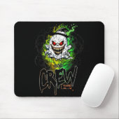 Boo-Crew schwarzer Geist Halloween-Geist-Geist Bek Mousepad (Mit Mouse)