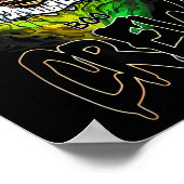 Boo-Crew schwarzer Geist Halloween-Geist Geist Bek Poster (Ecke)