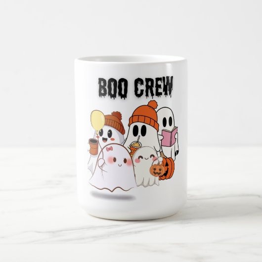 Boo Crew Shirt | Cute Ghost Squad Halloween Kaffeetasse (Mittel)