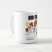 Boo Crew Shirt | Cute Ghost Squad Halloween  Kaffeetasse (Vorderseite Links)