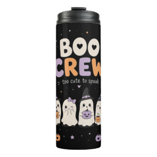 Boo Crew Süße Geister Halloween Thermosbecher