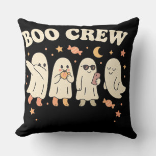 Boo Crew Süße Geistertruppe Lustiges Halloween Kissen