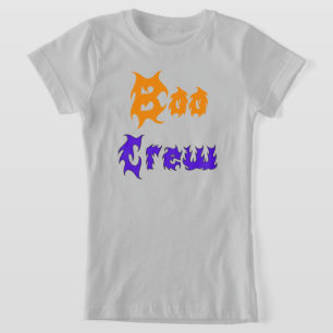 Boo Crew Süße Halloween-Kinder-Typografie-Design � T-Shirt