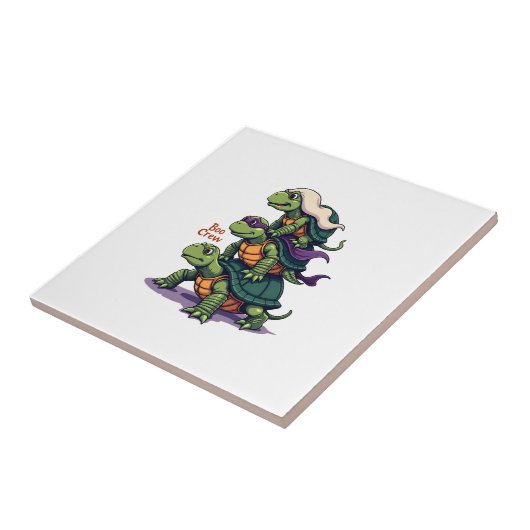 Boo Crew Turtle Fliese (Seite)