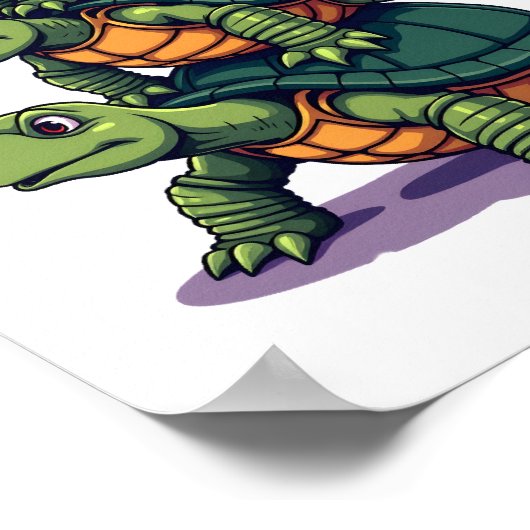 Boo Crew Turtle Poster (Ecke)