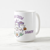 Boo Crew Two Names Halloween Kaffeetasse (VorderseiteRechts)