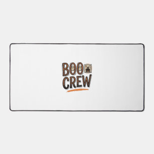 Boo Crew Vintage Halloween Gravur Shirt Design_ Schreibtischunterlage