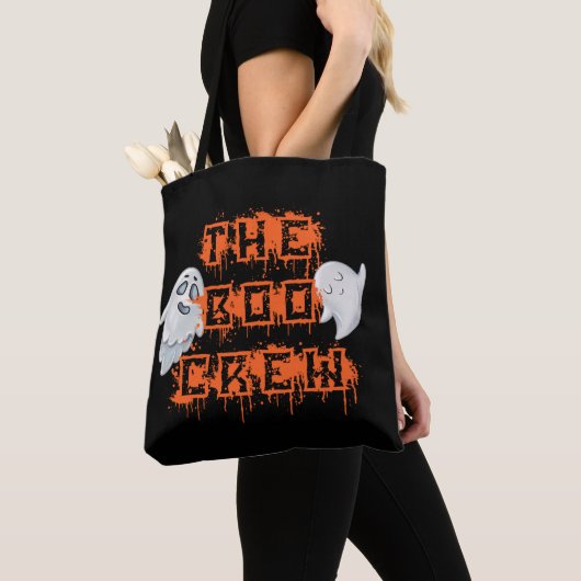 Boo Crew White Sheet Ghosts Funny Halloween Bags Tasche (Von Nahem)