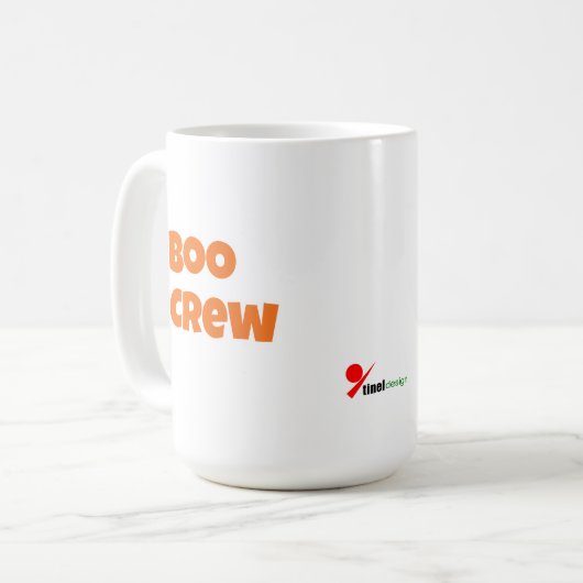 Boo Crew - Witziges Halloween Pet Kaffeetasse (Vorderseite Links)