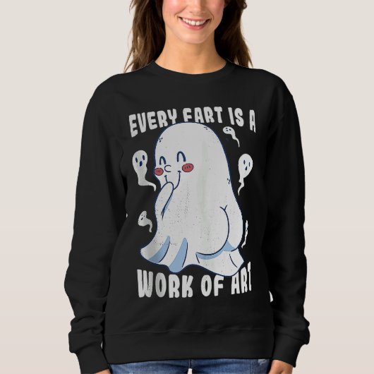 Boo Cute ghost Every fart is a work of art Tank To (Vorderseite)