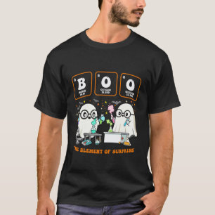 Boo Das Element der Überraschung Halloween Chemie T-Shirt