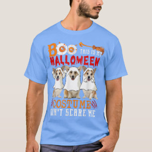 Boo, das ist mein Halloween-Kostüm Drei Corgi-Hund T-Shirt
