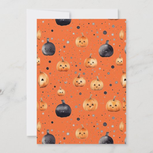 BOO-DAY PARTY HALLOWEEN GHOST HOCKEY EINLADUNG (Rückseite)