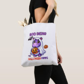 Boo Deng Das Halloween Hippo Niedlich Bouncy Pig C Tasche (Von Nahem)