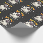 Boo Deng Ghost Baby Pygmy Hippo Moo Deng Halloween Geschenkpapier (Ecke)
