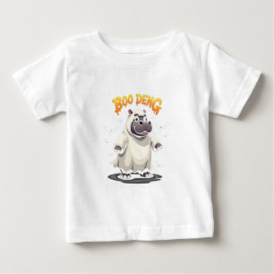 Boo Deng Ghost Baby Pygmy Hippo Moo Deng Halloween T-shirt