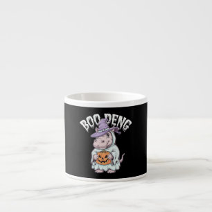 Boo deng Spooky Halloween Moo Deng Baby Hippo Espressotasse