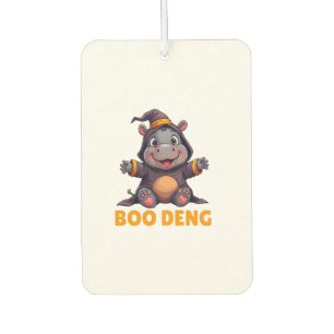 Boo Deng T-Shirt Funny Moo Deng Kostüm Baby Hippo  Autolufterfrischer