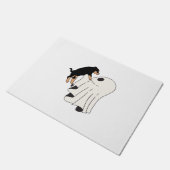 Boo Dog Halloween Hund Spooky Fußmatte (Schrägansicht)