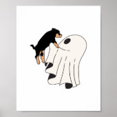 Boo Dog Halloween Hund Spooky Poster (Vorne)