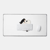 Boo Dog Halloween Hund Spooky Schreibtischunterlage (Tastatur & Maus)