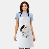 Boo Dog Halloween Hund Spooky Schürze (Getragen)