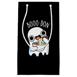 Boo-don Funny Ghost Udon Pun Dark BG Kleine Geschenktüte