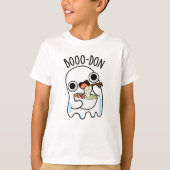 Boo-don Funny Ghost Udon Pun T-Shirt (Vorderseite)