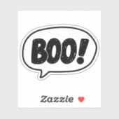 Boo doodle aufkleber (Blatt)