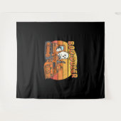 Boo Dozer Geist Lustiges Halloween Wandteppich (Vorderseite (Horizontal))