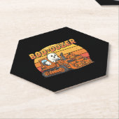 Boo Dozer Ghost Funny Halloween Untersetzer (angewinkelt)