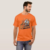 Boo-Dozer Halloween Baughost Pumpkin T-Shirt (Vorne ganz)