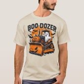 Boo-Dozer Halloween Baughost Pumpkin T-Shirt (Vorderseite)