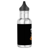 Boo Dozer Halloween Geist Bulldozer_1 Edelstahlflasche (Links)