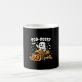 Boo Dozer Halloween Geist Bulldozer_1 Kaffeetasse (Mittel)