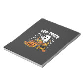 Boo Dozer Halloween-Geist-Bulldozer_1 Notizblock (Rotiert)