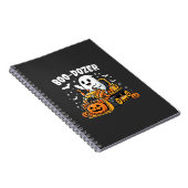 Boo Dozer Halloween Geist Bulldozer_1 Notizblock (Rechte Seite)