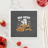 Boo Dozer Halloween Geist Bulldozer_1 Serviette (Beispiel)