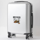 Boo-Dozer Halloween-Geist-Bulldozer-Design_1 Aufkleber (Koffer)