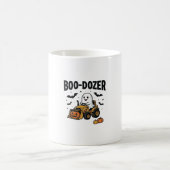 Boo-Dozer Halloween-Geist-Bulldozer-Design_1 Kaffeetasse (Mittel)