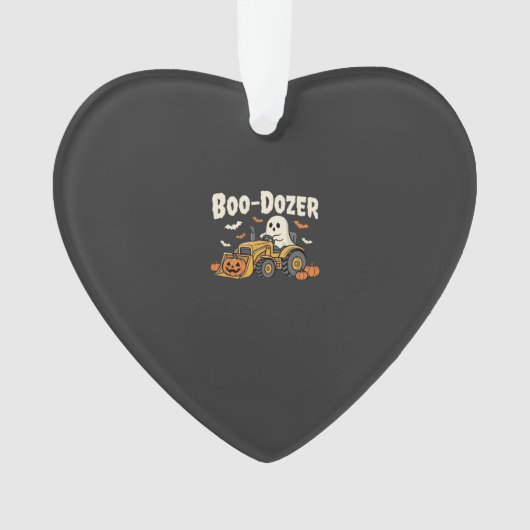 Boo-Dozer Halloween-Geist-Bulldozer-Design_1 Ornament (Vorderseite)