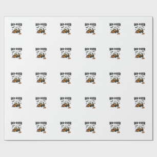 Boo-Dozer Halloween-Geister-Bulldozer-Design_1 Geschenkpapier